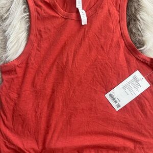 lululemon athletica Red Tank Top